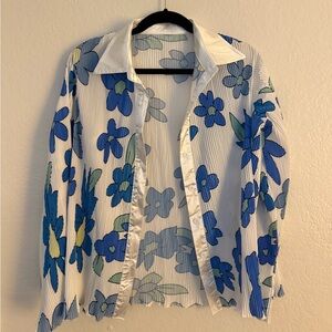 Floral Blue and White Set